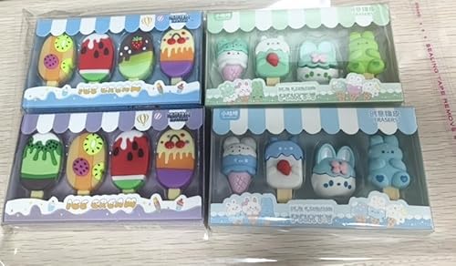 16 Stück Radiergummi Kinder, Radiergummi Lustig mit Speiseeis-Formen, Radiergummis Kinder Mitgebsel, Süße Radiergummis für Jungen und Mädchen Schreiben, Zeichnen Schulbedarf 16 Stück Radiergummi Kinder, Radiergummi Lustig mit Speiseeis-Formen, Radiergummis Kinder Mitgebsel, Süße Radiergummis für Jungen und Mädchen Schreiben, Zeichnen Schulbedarf von Qichan