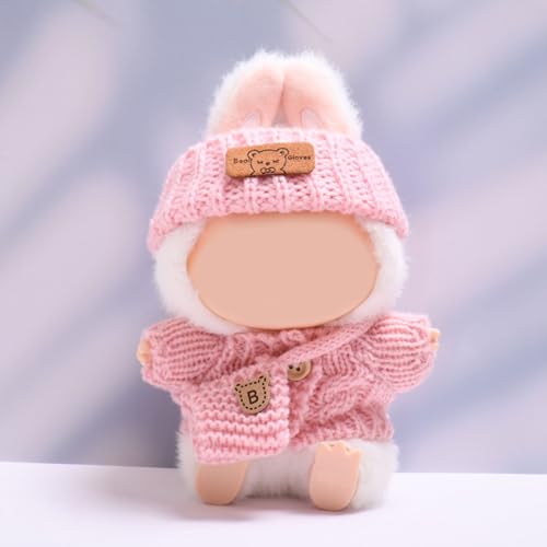 Passende Kleidung für Die bu-bu-Plüsch Toy, 17 cm Große Kleidung für bu-bu Puppe, La-pu-bu Puppenkleidung, La-bu Kleidung Plüsch (A) von Qiebenav