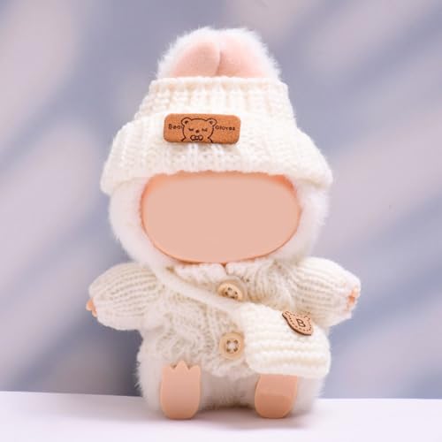 Passende Kleidung für Die bu-bu-Plüsch Toy, 17 cm Große Kleidung für bu-bu Puppe, La-pu-bu Puppenkleidung, La-bu Kleidung Plüsch (B) von Qiebenav