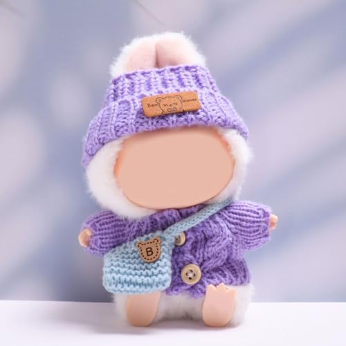 Passende Kleidung für Die bu-bu-Plüsch Toy, 17 cm Große Kleidung für bu-bu Puppe, La-pu-bu Puppenkleidung, La-bu Kleidung Plüsch (C) von Qiebenav