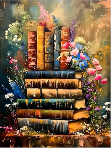 Buch Malen Nach Zahlen Erwachsene,Blume Paint by Numbers Adult,Cheerful Painting,Diy Handgemalt Kreativ Bastelset für Geschenk Heimdekoration. (Buch) von Qihensail