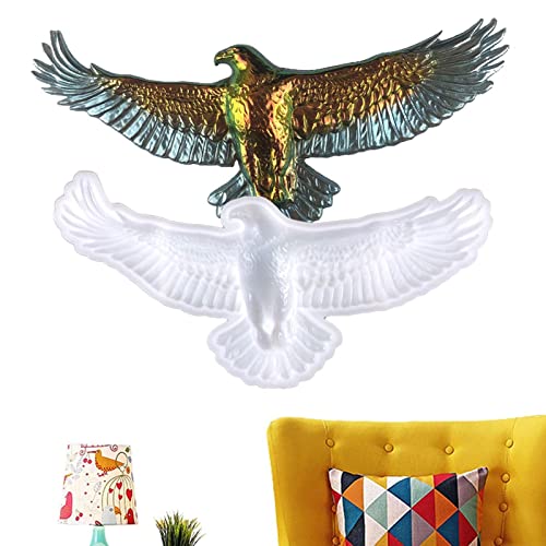 Qihuyi Adler Silikonformen für Epoxidharz, Adler-Anhänger-Formen- - Silikon-Bildform zum Gießen, Epoxy- -Halbadlerform für Basteltisch-Heimdekoration von Qihuyi