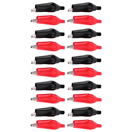 20 Stücke 28 MM Metall Krokodilklemme Krokodil Elektrische Klemme Zum Testen Sonde Meter BlackRed Krokodilklemme Set Audio krokodilklemmen mini 20 Stücke 28 MM Metall Krokodilklemme Krokodil Elektrische Klemme Zum Testen Sonde Meter BlackRed Krokodilklemme Set Audio krokodilklemmen mini von Qiilu