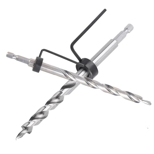 Kreg Drill Bit Pocket Hole Jig Bits Ersatz Massca Keg Step and Stop Coll 3 8 Zoll Lippen- und Sporenpunktbohrer für Holzbearbeitung Kreg Drill Bit Pocket Hole Jig Bits Ersatz Massca Keg Step and Stop Coll 3 8 Zoll Lippen- und Sporenpunktbohrer für Holzbearbeitung von Qiilu