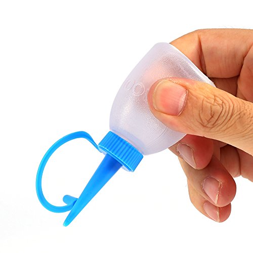 Qiilu Nadelflaschen 30ml, 6 Stück Industrieller Ölspender Klebegel-Öl-Flasche Leere Kunststoff-Quetschflasche Jet-Spender Applikatorflasche, Applikator Flasche für DIY Handwerk Nachfüllkleber Qiilu Nadelflaschen 30ml, 6 Stück Industrieller Ölspender Klebegel-Öl-Flasche Leere Kunststoff-Quetschflasche Jet-Spender Applikatorflasche, Applikator Flasche für DIY Handwerk Nachfüllkleber von Qiilu