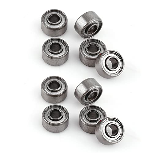 bearings 3mm bore bearings 3mm bore- 10 Stück 693ZZ Miniatur-Kugellager 3 8 4 Mm Kleine Doppelt Abgeschirmte Lager Kleine Kugellager Mini-Lager 3x8x HOCHWERTIGE MATERIALIEN Diese Miniatur von Qiilu