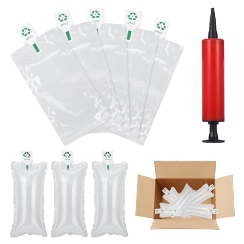 100 Stück Luftpolsterkissen， 20cm * 10cm Verpackungschips luftpolster eignen sich für Expresslieferungen, Gepäcktransport und zum Polstern zerbrechlicher Gegenstände während des Transports von Qiimenguer