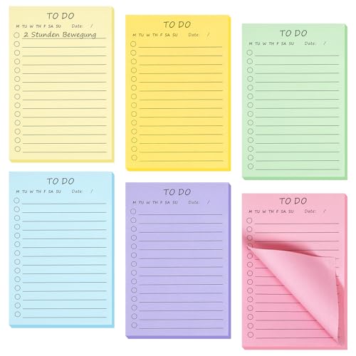 300 Blätter Haftnotizen - 15 X 10 cm To Do Listen block,Sticky Notes,Kann als Schulmaterial für Die Klasse Oder als Büroartikel Verwendet Werden (300) von Qiimenguer