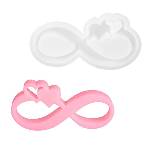Silikonform Herz für Das Modellieren von Gipsverband,Silikon Gießformen für Gipskerzensockel,Giessformen Silikon für Hochzeiten, Muttertag und Valentinstag Kerze Kerzenhalter Form (Ribbon) von Qiimenguer