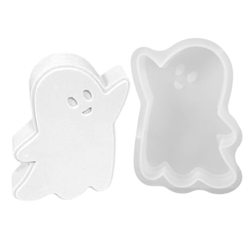 Silikonformen Gießformen Herbst，Silikonform Kürbis Herbst Dekofür DIY Dekorationen, Pralinen, Kerzen, Dekoration Halloween-Party, Geburtstagsfeier, gruselige Party(Geist) von Qiimenguer