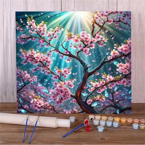 Malen Nach Zahlen Erwachsene,DIY Frühlingssonnenscheinblumen Ölgemälde-Kits auf Leinwand mit Pinseln und Acrylpigment,Handgemalt Paint by numbers für Wohnzimmer, Büro Dekoration,mit Rahmen 30x30cm Malen Nach Zahlen Erwachsene,DIY Frühlingssonnenscheinblumen Ölgemälde-Kits auf Leinwand mit Pinseln und Acrylpigment,Handgemalt Paint by numbers für Wohnzimmer, Büro Dekoration,mit Rahmen 30x30cm von Qijinn