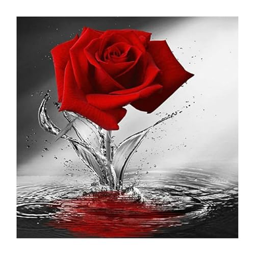 Qijinn Diamant Painting Bilder für Erwachsene Anfänger,5D Wassertropfenrosen Diamond Painting Set,DIY Vierkant Diamant Kunst Kits Vollbohrer Kreuzstich Malerei für Home Wand Dekor 105x105cm Qijinn Diamant Painting Bilder für Erwachsene Anfänger,5D Wassertropfenrosen Diamond Painting Set,DIY Vierkant Diamant Kunst Kits Vollbohrer Kreuzstich Malerei für Home Wand Dekor 105x105cm von Qijinn