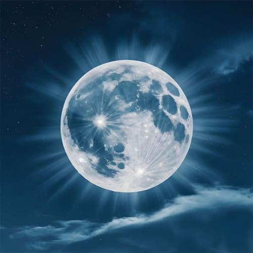 Qijinn Diamond Painting Erwachsene,Mondlandschaft 5D Diamant Painting Bilder DIY Rund Vollbohrer Diamond Painting Bilder Stickerei Diamant Malerei Set für Wanddekoration,105x105cm Qijinn Diamond Painting Erwachsene,Mondlandschaft 5D Diamant Painting Bilder DIY Rund Vollbohrer Diamond Painting Bilder Stickerei Diamant Malerei Set für Wanddekoration,105x105cm von Qijinn