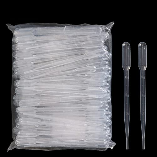 100 Stück 3ml Transferpipetten,Messpipette Wiederverwendbar Pipetten Einwegpipetten Durchscheinende Pipetten Dropper Kunststoff für Ätherische Öle, Wissenschaftliche Labors Acrylfarben. 100 Stück 3ml Transferpipetten,Messpipette Wiederverwendbar Pipetten Einwegpipetten Durchscheinende Pipetten Dropper Kunststoff für Ätherische Öle, Wissenschaftliche Labors Acrylfarben. von Qikaara