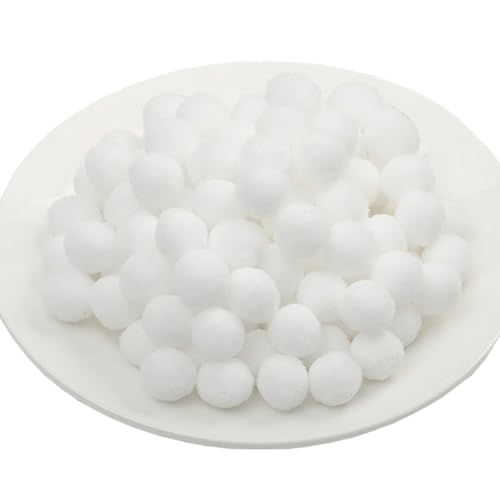 100 Stück Pompons zum Basteln, Weiß Pompons, 25mm/2.5cm Pompom Bälle, Pompoms zum Basteln, Pompons Bälle, Flauschige Pom für DIY Kreative Handwerk Dekorationen white Pom Poms Pompoms (Weiß-25mm) 100 Stück Pompons zum Basteln, Weiß Pompons, 25mm/2.5cm Pompom Bälle, Pompoms zum Basteln, Pompons Bälle, Flauschige Pom für DIY Kreative Handwerk Dekorationen white Pom Poms Pompoms (Weiß-25mm) von Qikaara