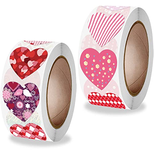 1000 Stück Aufkleber Herz Selbstklebend Herzform Etiketten Rolle 25mm klein Farbkodierung Herz Aufkleber für Hochzeit Scrapbooking Geschenke DIY Valentinstag Dekoration Bunte 1000 Stück Aufkleber Herz Selbstklebend Herzform Etiketten Rolle 25mm klein Farbkodierung Herz Aufkleber für Hochzeit Scrapbooking Geschenke DIY Valentinstag Dekoration Bunte von Qikaara