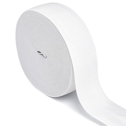 20 Meter Gummiband Weiß 40 mm Breit Gummibänder Nähen dick Hosengummi Elastische Band gummizug Gummilitze stoffband zum Nähen sewing elastic band white für DIY Handwerk, Kleidung (20 M-4 cm Weiss) 20 Meter Gummiband Weiß 40 mm Breit Gummibänder Nähen dick Hosengummi Elastische Band gummizug Gummilitze stoffband zum Nähen sewing elastic band white für DIY Handwerk, Kleidung (20 M-4 cm Weiss) von Qikaara