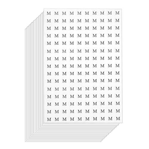 4500 Stück Kleidungsgrößen Aufkleber Etiketten, Selbstklebend Klebeetiketten Aufkleber für Kleidung Größe, Runde Größenetiketten Größenaufkleber 1.3 cm Durchmesser Clothing Size Label Stickers (M) 4500 Stück Kleidungsgrößen Aufkleber Etiketten, Selbstklebend Klebeetiketten Aufkleber für Kleidung Größe, Runde Größenetiketten Größenaufkleber 1.3 cm Durchmesser Clothing Size Label Stickers (M) von Qikaara