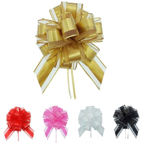 5 Stück Große Geschenk Schleife mit Geschenkband, 5 Farben Ziehschleife Geschenkschleife zum Basteln Verpacken, Bunt Dekoschleifen für Geschenke Tüten Hochzeit Geburtstag Weihnachten, pull gift bow 5 Stück Große Geschenk Schleife mit Geschenkband, 5 Farben Ziehschleife Geschenkschleife zum Basteln Verpacken, Bunt Dekoschleifen für Geschenke Tüten Hochzeit Geburtstag Weihnachten, pull gift bow von Qikaara