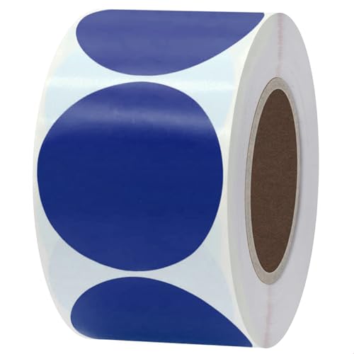 500 Stück Runde Aufkleber Blau, 50 mm Selbstklebende Markierungspunkte, Farbkodierung Etiketten Punktaufkleber, Klebeetiketten Klebepunkte für DIY Büro Kalend, Round Adhesive Dot Sticker Blue 500 Stück Runde Aufkleber Blau, 50 mm Selbstklebende Markierungspunkte, Farbkodierung Etiketten Punktaufkleber, Klebeetiketten Klebepunkte für DIY Büro Kalend, Round Adhesive Dot Sticker Blue von Qikaara