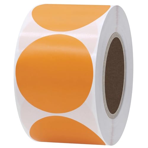 500 Stück Runde Aufkleber Orange, 50 mm Selbstklebende Markierungspunkte, Farbkodierung Etiketten Punktaufkleber, Klebeetiketten Klebepunkte für DIY Büro Kalend, Round Adhesive Dot Sticker 500 Stück Runde Aufkleber Orange, 50 mm Selbstklebende Markierungspunkte, Farbkodierung Etiketten Punktaufkleber, Klebeetiketten Klebepunkte für DIY Büro Kalend, Round Adhesive Dot Sticker von Qikaara