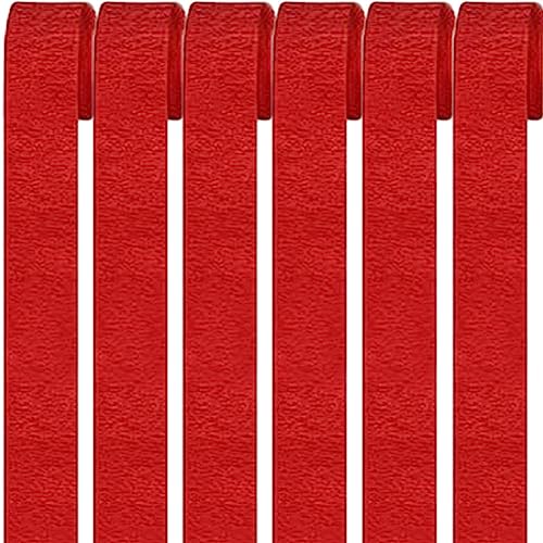 6 Rollen Rot Krepppapier,Regenbogen kreppbänder Hintergrund Luftschlangen Papier Rainbow Crepe Paper Bastelkrepp für Party Dekoration und Handarbeiten Papierkunst 6 Rollen Rot Krepppapier,Regenbogen kreppbänder Hintergrund Luftschlangen Papier Rainbow Crepe Paper Bastelkrepp für Party Dekoration und Handarbeiten Papierkunst von Qikaara