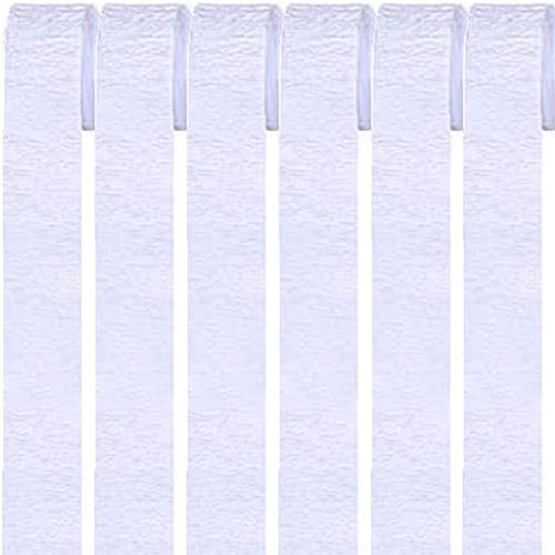 6 Rollen Weiß/Weiss Krepppapier,Regenbogen kreppbänder Hintergrund Luftschlangen Papier Rainbow Crepe Paper Bastelkrepp für Party Dekoration und Handarbeiten Papierkunst von Qikaara