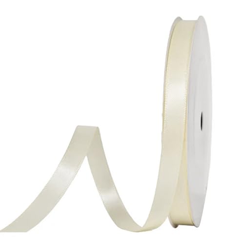 91 m Satinband Beige, 10 mm Doppelseitig Schleifenband Geschenkband Dekoband Seidenband Doppelsatinband Satin Ribbon für Hochzeit Geburtstag Party Dekoration, Geschenkverpackung, Basteln 91 m Satinband Beige, 10 mm Doppelseitig Schleifenband Geschenkband Dekoband Seidenband Doppelsatinband Satin Ribbon für Hochzeit Geburtstag Party Dekoration, Geschenkverpackung, Basteln von Qikaara
