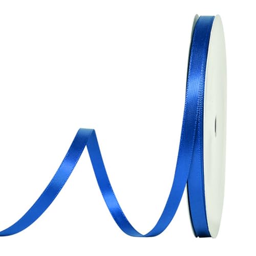 91 m Satinband Blau, 6 mm Doppelseitig Schleifenband Geschenkband Dekoband Seidenband Doppelsatinband Satin Ribbon für Hochzeit Geburtstag Party Dekoration, Geschenkverpackung, Basteln 91 m Satinband Blau, 6 mm Doppelseitig Schleifenband Geschenkband Dekoband Seidenband Doppelsatinband Satin Ribbon für Hochzeit Geburtstag Party Dekoration, Geschenkverpackung, Basteln von Qikaara