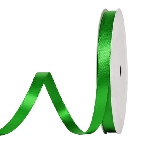 91 m Satinband Grün, 10 mm Doppelseitig Schleifenband Geschenkband Dekoband Seidenband Doppelsatinband Satin Ribbon für Hochzeit Geburtstag Party Dekoration, Geschenkverpackung, Basteln 91 m Satinband Grün, 10 mm Doppelseitig Schleifenband Geschenkband Dekoband Seidenband Doppelsatinband Satin Ribbon für Hochzeit Geburtstag Party Dekoration, Geschenkverpackung, Basteln von Qikaara