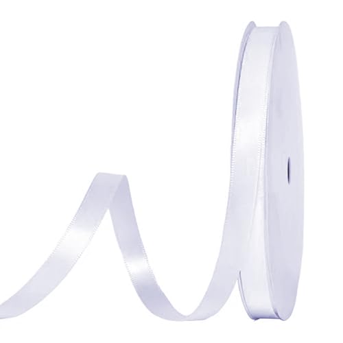91 m Satinband Weiß, 10 mm Doppelseitig Schleifenband Geschenkband Dekoband Seidenband Doppelsatinband Satin Ribbon für Hochzeit Geburtstag Party Dekoration, Geschenkverpackung, Basteln 91 m Satinband Weiß, 10 mm Doppelseitig Schleifenband Geschenkband Dekoband Seidenband Doppelsatinband Satin Ribbon für Hochzeit Geburtstag Party Dekoration, Geschenkverpackung, Basteln von Qikaara