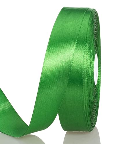 Satinband Grün 15 mm Breit Schleifenband, 91 Meters Geschenkband Stoffband Satin Dekoband Seidenband zum Basteln, Geschenkverpackung, Kunsthandwerk, Geburtstag Hochzeit Taufe Weihnachten Dekoration Satinband Grün 15 mm Breit Schleifenband, 91 Meters Geschenkband Stoffband Satin Dekoband Seidenband zum Basteln, Geschenkverpackung, Kunsthandwerk, Geburtstag Hochzeit Taufe Weihnachten Dekoration von Qikaara