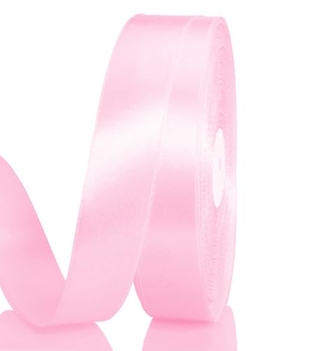 Satinband Hellrosa 15 mm Breit Schleifenband, 91 m Geschenkband Stoffband Satin Dekoband Seidenband zum Basteln, Geschenkverpackung, Kunsthandwerk, Geburtstag Hochzeit Taufe Weihnachten Dekoration Satinband Hellrosa 15 mm Breit Schleifenband, 91 m Geschenkband Stoffband Satin Dekoband Seidenband zum Basteln, Geschenkverpackung, Kunsthandwerk, Geburtstag Hochzeit Taufe Weihnachten Dekoration von Qikaara