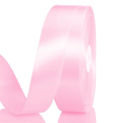 Satinband Hellrosa 20 mm Breit Schleifenband, 91 m Geschenkband Stoffband Satin Dekoband Seidenband zum Basteln, Geschenkverpackung, Kunsthandwerk, Geburtstag Hochzeit Taufe Weihnachten Dekoration Satinband Hellrosa 20 mm Breit Schleifenband, 91 m Geschenkband Stoffband Satin Dekoband Seidenband zum Basteln, Geschenkverpackung, Kunsthandwerk, Geburtstag Hochzeit Taufe Weihnachten Dekoration von Qikaara