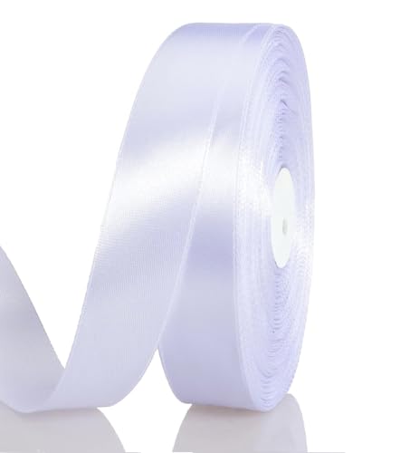 Satinband Weiß 15 mm Breit Schleifenband, 91 Meters Geschenkband Stoffband Satin Dekoband Seidenband zum Basteln, Geschenkverpackung, Kunsthandwerk, Geburtstag Hochzeit Taufe Weihnachten Dekoration Satinband Weiß 15 mm Breit Schleifenband, 91 Meters Geschenkband Stoffband Satin Dekoband Seidenband zum Basteln, Geschenkverpackung, Kunsthandwerk, Geburtstag Hochzeit Taufe Weihnachten Dekoration von Qikaara