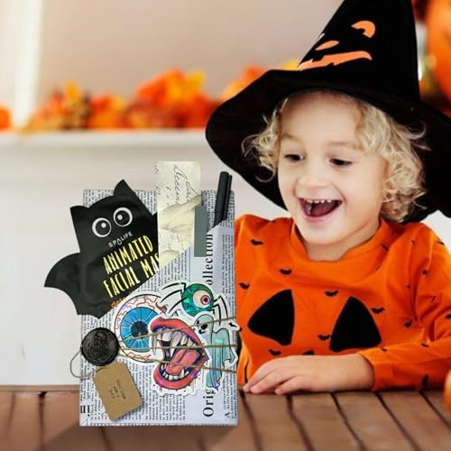 Bücherblinddate Mit Einem Buch - Halloween Deko Geheimnisvolles Buch - Dunkle Romantik Fantasy Set für Buchliebhaber Geschenk Partydécor von Qikam