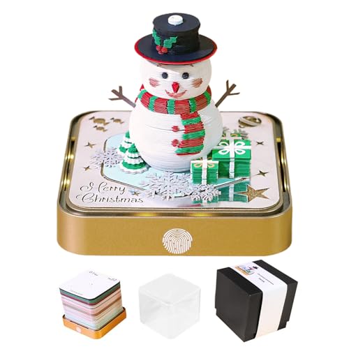 Tautplatzkalender 2026, Papierschnitzer Notizkraut Kalender 2026 - Weihnachts Notizblock Dekoration für Studien Schlafzimmer Wohnzimmerschule Desktop Bücherregal Home Küche Tautplatzkalender 2026, Papierschnitzer Notizkraut Kalender 2026 - Weihnachts Notizblock Dekoration für Studien Schlafzimmer Wohnzimmerschule Desktop Bücherregal Home Küche von Qikam