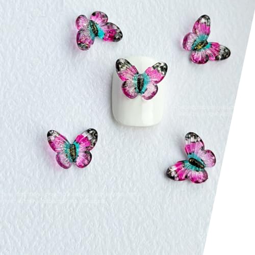 Schmetterlings-Nagelkunst, Strasssteine, Nagelsteine, flache Rückseite, Nagelschmuck für Nagelkunst, Dekoration, DIY, Basteln, Make-up von Qilmal