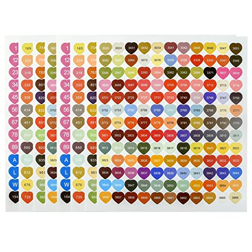1144 Stück Farbnummer-Aufkleber, Diamantmalerei Aufkleber Nummern Sticker Rund Zahlen Aufkleber Herzen Digitale Aufkleber Inventar Aufkleber Selbstklebender Etiketten Für Aufbewahrungsboxenx 1144 Stück Farbnummer-Aufkleber, Diamantmalerei Aufkleber Nummern Sticker Rund Zahlen Aufkleber Herzen Digitale Aufkleber Inventar Aufkleber Selbstklebender Etiketten Für Aufbewahrungsboxenx von QincLing