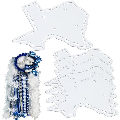 Homecoming Mum Supplies 35,8 cm Papierträger aus Karton, groß, strapazierfähig, Texas-Form, Mama, Papierscheibe, Bastelset für Schulanfang, Heimkehr, Party, Dekoration, 5 Stück Homecoming Mum Supplies 35,8 cm Papierträger aus Karton, groß, strapazierfähig, Texas-Form, Mama, Papierscheibe, Bastelset für Schulanfang, Heimkehr, Party, Dekoration, 5 Stück von QincLing