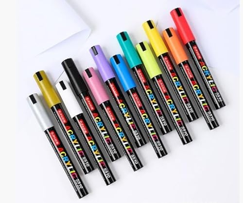 4 Stück Acrylstifte Schwarz Weiß Wasserfest – Permanent Marker 4mm für Holz, Leinwand, Stoff, Metall, Textil, Papier, Grabstein, Reifen – Weißer Stift & Textilstift Schwarz, Alternative zu Lackstift 4 Stück Acrylstifte Schwarz Weiß Wasserfest – Permanent Marker 4mm für Holz, Leinwand, Stoff, Metall, Textil, Papier, Grabstein, Reifen – Weißer Stift & Textilstift Schwarz, Alternative zu Lackstift von QingCming