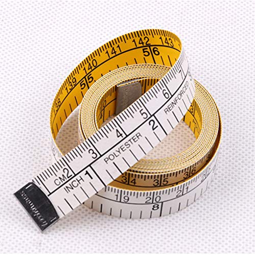 Qinghengyong 1.5m Double Scale Soft Tape Scale Tape Measuring Measure Flexible Ruler Weight Loss Body Sewing Tailor Cloth Ruler von Qinghengyong