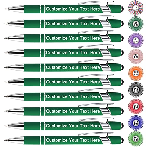 Qingxily Personalisiert Kugelschreiber mit Gravur Hochwertig Personalisierter Metall Stylus Stift Soft-Touch-Kugelschreiber mit Namen Für Mädchen Männer Vielschreiber Schule Büro-12 Stück Qingxily Personalisiert Kugelschreiber mit Gravur Hochwertig Personalisierter Metall Stylus Stift Soft-Touch-Kugelschreiber mit Namen Für Mädchen Männer Vielschreiber Schule Büro-12 Stück von Qingxily