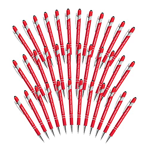 Qingxily Personalisiert Kugelschreiber mit Gravur Hochwertig Personalisierter Metall Stylus Stift Soft-Touch-Kugelschreiber mit Namen Für Mädchen Männer Vielschreiber Schule Büro-36 Stück Qingxily Personalisiert Kugelschreiber mit Gravur Hochwertig Personalisierter Metall Stylus Stift Soft-Touch-Kugelschreiber mit Namen Für Mädchen Männer Vielschreiber Schule Büro-36 Stück von Qingxily