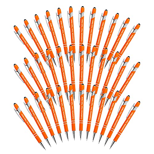 Qingxily Personalisiert Kugelschreiber mit Gravur Hochwertig Personalisierter Metall Stylus Stift Soft-Touch-Kugelschreiber mit Namen Für Mädchen Männer Vielschreiber Schule Büro-36 Stück Qingxily Personalisiert Kugelschreiber mit Gravur Hochwertig Personalisierter Metall Stylus Stift Soft-Touch-Kugelschreiber mit Namen Für Mädchen Männer Vielschreiber Schule Büro-36 Stück von Qingxily