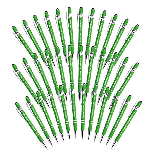 Qingxily Personalisiert Kugelschreiber mit Gravur Hochwertig Personalisierter Metall Stylus Stift Soft-Touch-Kugelschreiber mit Namen Für Mädchen Männer Vielschreiber Schule Büro-36 Stück Qingxily Personalisiert Kugelschreiber mit Gravur Hochwertig Personalisierter Metall Stylus Stift Soft-Touch-Kugelschreiber mit Namen Für Mädchen Männer Vielschreiber Schule Büro-36 Stück von Qingxily