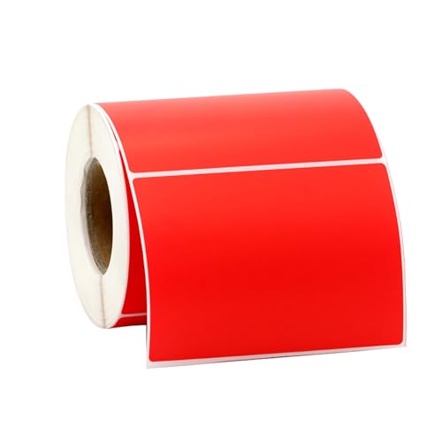 Qinlenyan Direct Thermo-Etiketten, selbstklebend, quadratisch, für Thermodrucker, Mehrzweck-Etiketten, reißfest, für QR-Code, Namensschild, 1 Rolle, 60 mm Qinlenyan Direct Thermo-Etiketten, selbstklebend, quadratisch, für Thermodrucker, Mehrzweck-Etiketten, reißfest, für QR-Code, Namensschild, 1 Rolle, 60 mm von Qinlenyan