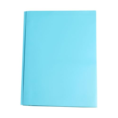 Qinlenyan Stabile Kunststoff-Schnellhefter für Briefe im A4-Format, mit zwei Taschen, Zinken, spitzes Fach für Büro, Blau Qinlenyan Stabile Kunststoff-Schnellhefter für Briefe im A4-Format, mit zwei Taschen, Zinken, spitzes Fach für Büro, Blau von Qinlenyan