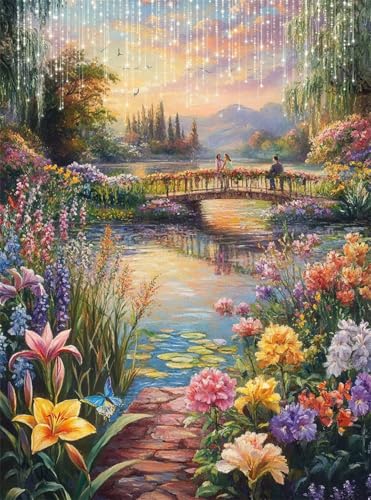 5D Diamond Painting Landschaft Diamant Painting Bilder Bunt DIY Runden Full Drill Diamant Stickerei Malerei Kits, Mosaikherstellung Basteln Mädchen Geschenk Set für Kinder Haus Wanddeko 50x70 cm Q4-82 5D Diamond Painting Landschaft Diamant Painting Bilder Bunt DIY Runden Full Drill Diamant Stickerei Malerei Kits, Mosaikherstellung Basteln Mädchen Geschenk Set für Kinder Haus Wanddeko 50x70 cm Q4-82 von Qinqhuag