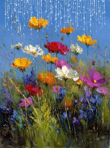 Diamond Painting Erwachsene, Diamant Painting Bilder Aquarell 5D Diamond-Painting Blume DlY Vollbohrer Diamant Kunst Malerei Stickerei Bastelset Erwachsene Set, für Wohnzimmer Wanddeko 50x70 cm Q4-17 Diamond Painting Erwachsene, Diamant Painting Bilder Aquarell 5D Diamond-Painting Blume DlY Vollbohrer Diamant Kunst Malerei Stickerei Bastelset Erwachsene Set, für Wohnzimmer Wanddeko 50x70 cm Q4-17 von Qinqhuag